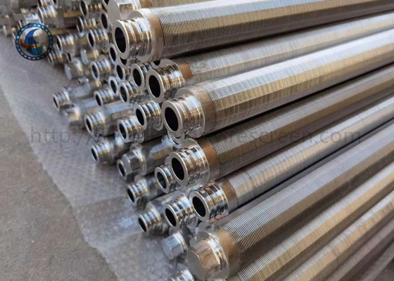 Anti Alkali Wire Wrapped Water Pipe Screen Stainless Steel