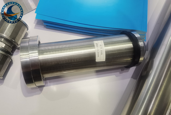 Water Treatment Solution Wedge Wire Screen Pipe Low Temperature