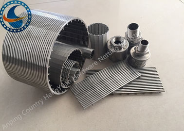 Multi Material Wedge Wire Filter / Stainless Steel Wedge Wire Easy Cleaning