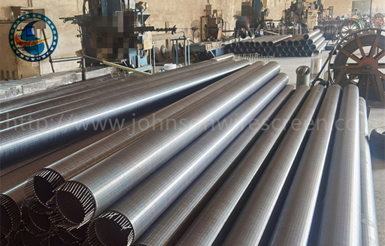 Point Welding Johnson Vee Wire Screen Wear Resistant With Sealing Bottom