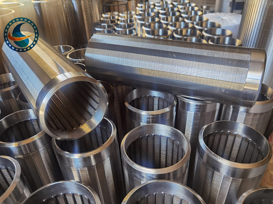 Stainless Steel Fully Welded Continuous Slot Wedge Wire Screen Filter