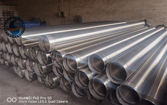 High Strength Sand Control Screens , SS Johnson Wire Wrapped Screen