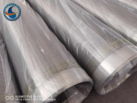 Stainless Steel 304 OD 219 mm Slot 40 Water Wire Screen Filter