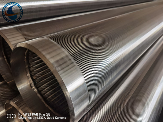 Point Welding Johnson Vee Wire Screen Wear Resistant With Sealing Bottom