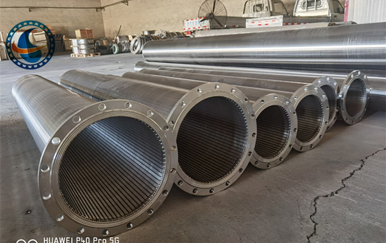 Large Open Area Abrasion Resistant For Water Treatment System Downhole Slotted Tube