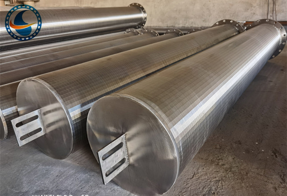 Large Open Area Abrasion Resistant For Water Treatment System Downhole Slotted Tube