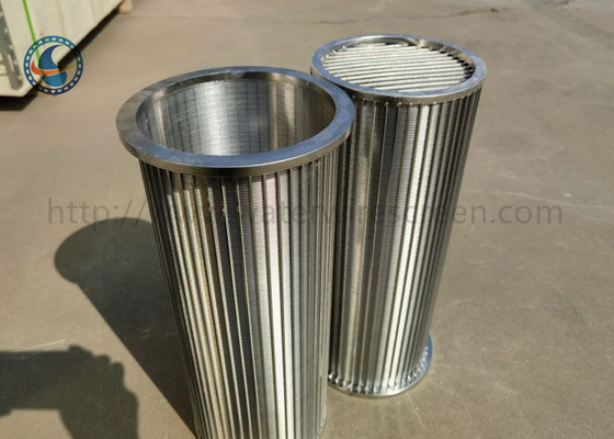 SS304 High Opening Wedge Wire Screen Drum