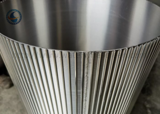 Stainless Steel Reverse Wedge Wire Screen For Waste Water Treatment
