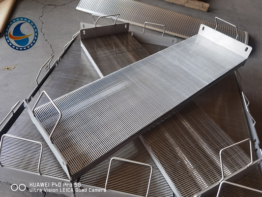 Stainless Steel Arc Wedge Wire Screen Panels For Mining Machinery