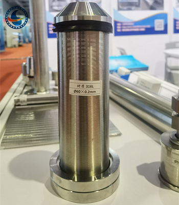 Water Treatment Solution Wedge Wire Screen Pipe Low Temperature