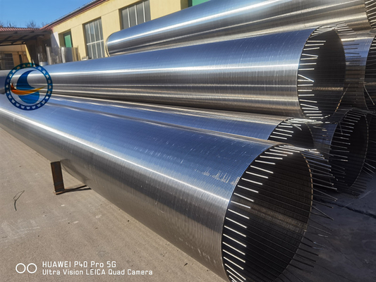 SS 304 Wedge Wire Water Wire Screens For Oil Wells
