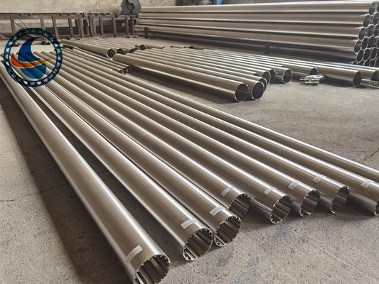 Customizable Stainless Steel 304 Wedge Wire Screen Cylinder With End Connection