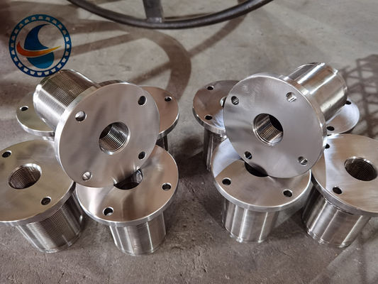 End Connection Stainless Steel 304 Wedge Vee Wire Screen With Vee Shaped Hole