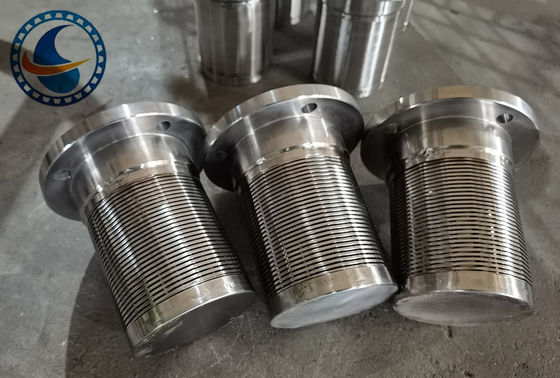 End Connection Stainless Steel 304 Wedge Vee Wire Screen With Vee Shaped Hole