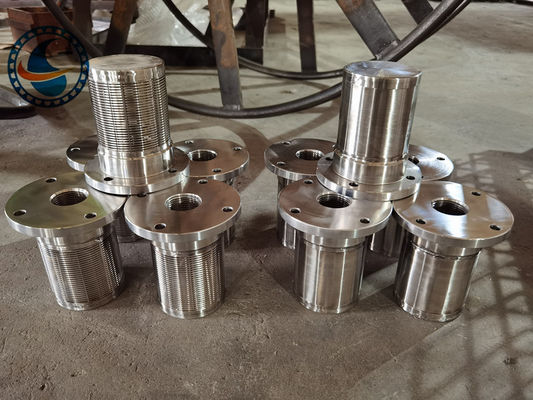 End Connection Stainless Steel 304 Wedge Vee Wire Screen With Vee Shaped Hole