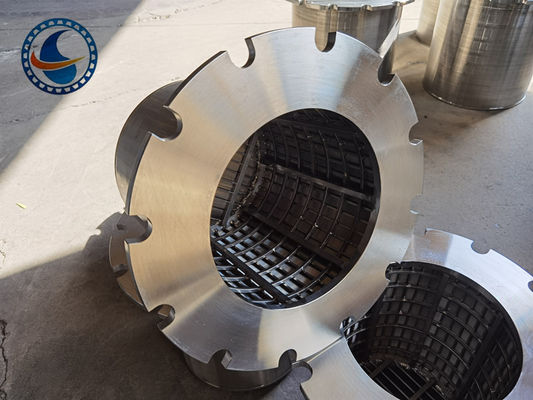 Corrosion Resistant 500mm Length Duplex Steel 2205 Wedge Wire Screen Strainer Pipes For Oil And Gas Industry
