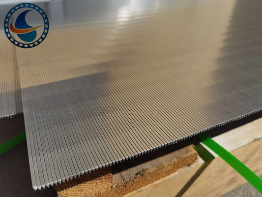 620mm Width Stainless Steel AISI 316L Wedge Wire Screen Plates With Acid Washing Surface