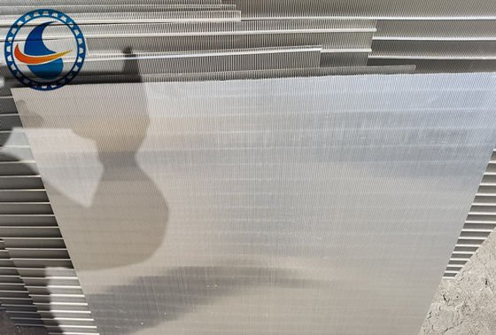 620mm Width Stainless Steel AISI 316L Wedge Wire Screen Plates With Acid Washing Surface