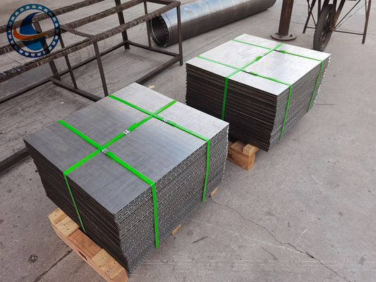 Durable Stainless Steel Wedge Wire Flat Screens With 0.5mm Slot Size