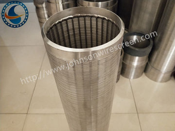 V Shape Wire Wrapped Continuous Slot Screen For Water Treatment System