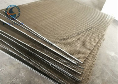 Stainless Steel 304 Vee-wire Wedge Wire Screen Penels