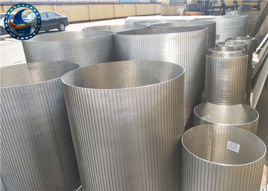 Stainless Steel Reverse Wedge Wire Screen For Waste Water Treatment