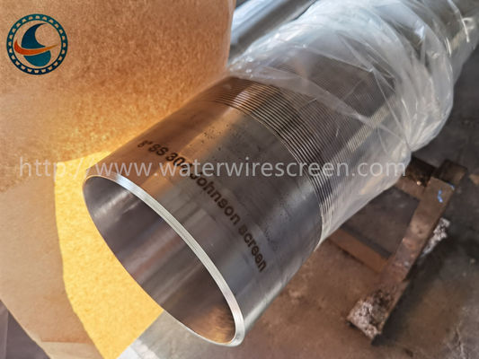 SS 304L High Strength Continuous Slot Sand Control Water Wire Screen