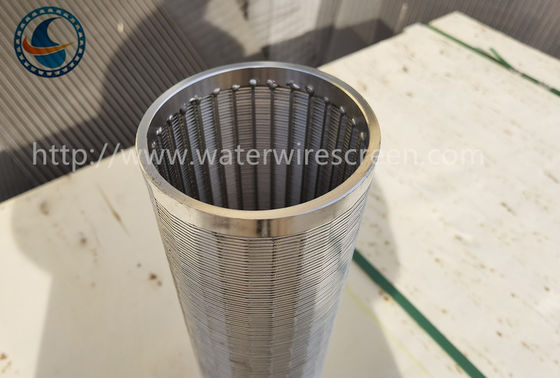 304 Stainless Steel Well Screen Pipe Corrosion Resistant For Groundwater Slot Size 0.25mm