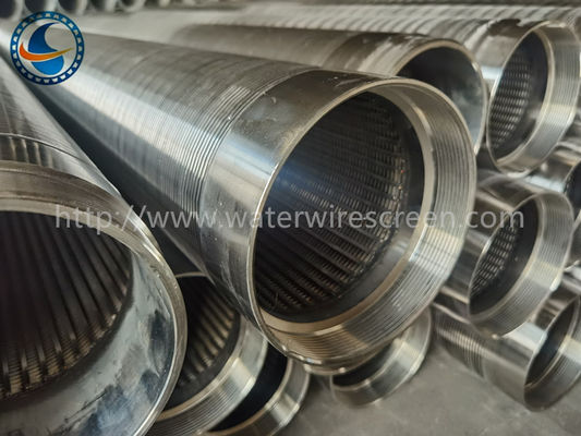 SS304 Vee Wire Water Well Screen Filter For Sand Control