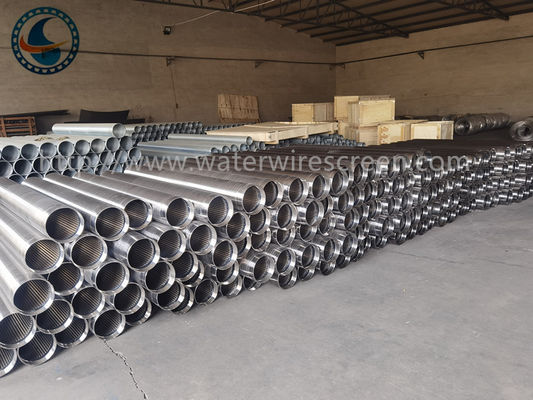 SS304 Vee Wire Water Well Screen Filter For Sand Control