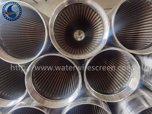 SS304 Vee Wire Water Well Screen Filter For Sand Control