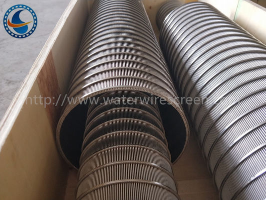 CE ID100mm Ss Reverse Wedge Wire Screen With Blind Plate Ends