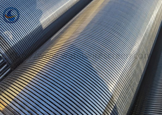 304 Stainless Steel Well Screen Pipe Corrosion Resistant For Groundwater Slot Size 0.25mm