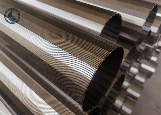 Gb Stainless Steel 316 Wedge Wire Screen Pipa Mesh Slot 0,15 Mm
