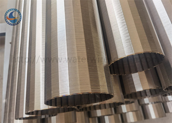 201 Ss Johnson Filter Screen, V Wrap Wedge Wire Screen Tube