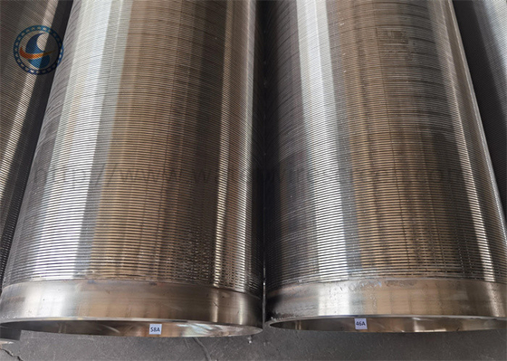 Stainless Wire Wraps 4 Inch Well Screen Filter Pipes Mengurangi Konsumsi Energi