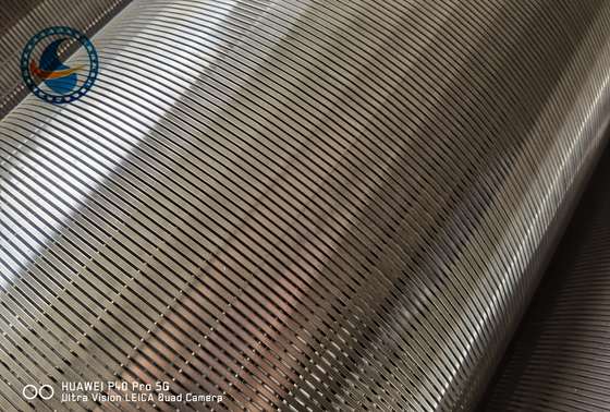 Layar Filter Kawat Stainless Steel 304 Vee 406mm Untuk Sumur Air Tahan Karat