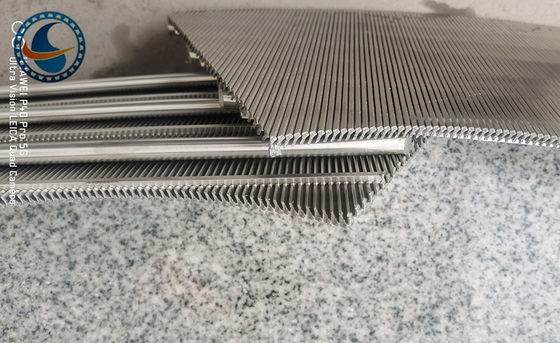 Ss304 Panel layar kawat wedge berbentuk khusus untuk mesin filtrasi
