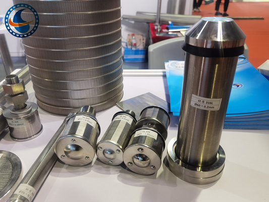 Silinder Layar Wedge Wire Tahan Korosi