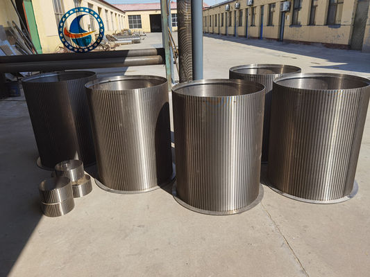 1.5*2mm Vee Wire Stainless Steel 304 Profil Terbalik Pipa Layar Baji Kinerja Tinggi