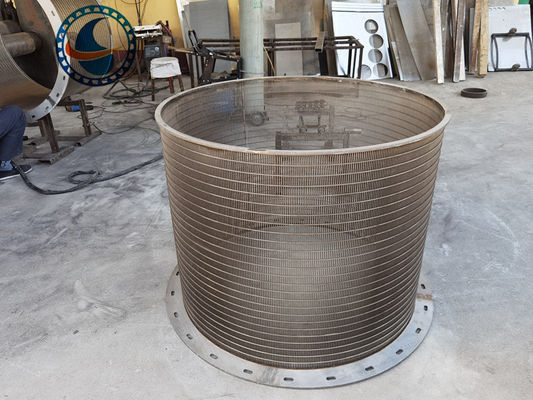 Vee Wire Stainless Steel 304 Screen Pipe yang Digunakan dalam Pengolahan Limbah