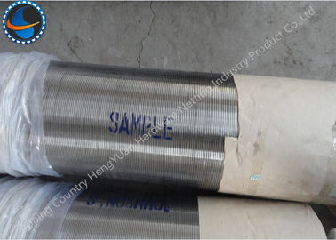 Stainless Steel STC Threaded Wire Wrap Screen Pipa Untuk Sumur Air Dan Sumur Minyak