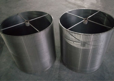 Layar Profil V Tipis Layar Kawat / Wedge Wire Untuk Industri Minyak Bumi