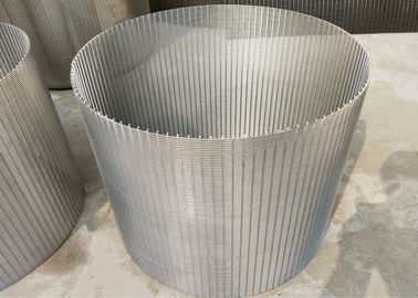 Multi Fungsi Rotary Screen Drum Kuat Ketahanan Korosi Panjang 3000mm