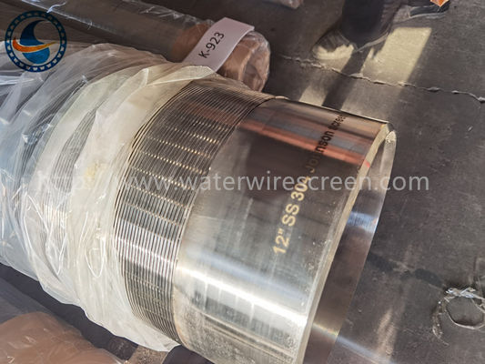 100 Bar Stainless Steel Water Wire Screen Digunakan Dalam Sumur Dalam Untuk Kontrol Pasir