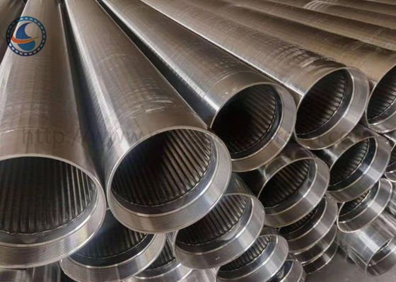 OD 216 Johnson V wire slotted water well screen tube