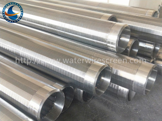 Ss304 Continuous Slot Wire Wrapped Screen Untuk Sumur Panas Bumi