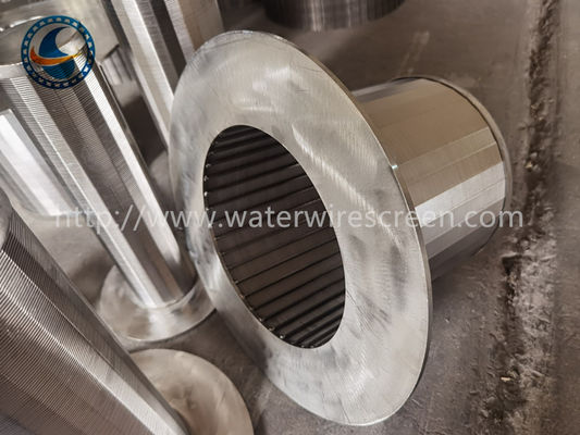 Stainless Steel 304 Resin Trapper Wedge Wire Screen Pipe Dengan Celah 150um