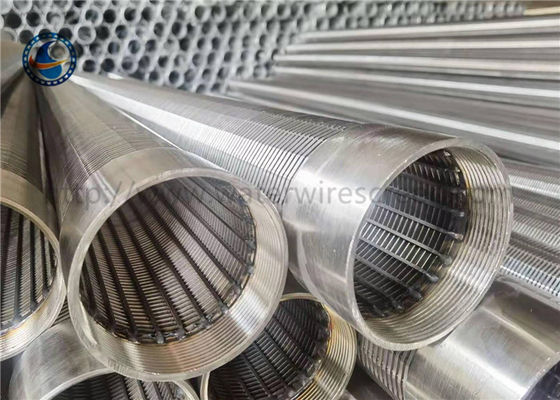 Johnson V 0.1mm Slot Wire Wrapped Screen Tube Untuk Kontrol Pasir Sumur Air