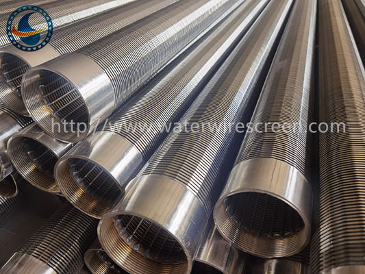 Slot 2.0mm Filter Geothermal Wells Wire Wrapped Screen